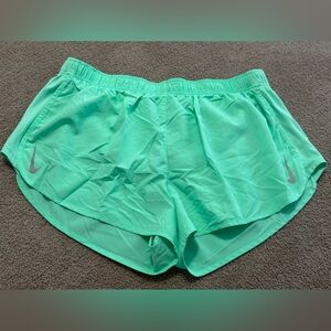 Nike Women's Mint Green Running Shorts